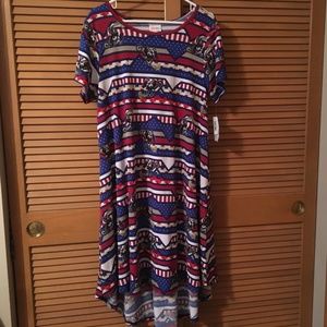 Patriotic Motorcycle dress by LuLaRoe - Carly